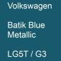 Preview: Volkswagen, Batik Blue Metallic, LG5T / G3.